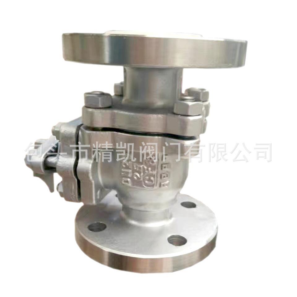 化工重体阀门Q41F46-25P/25R不锈钢衬四氟乙烯法兰球阀