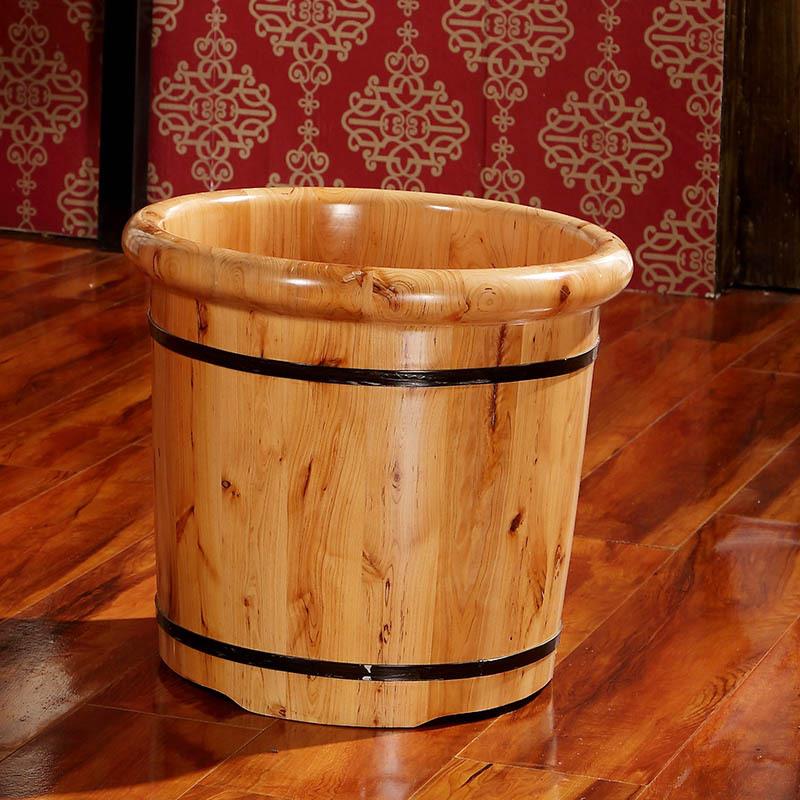 川浴泡盆泡脚桶泡脚桶CYT-136木木桶香柏木脚加高洗脚脚盆盆实木