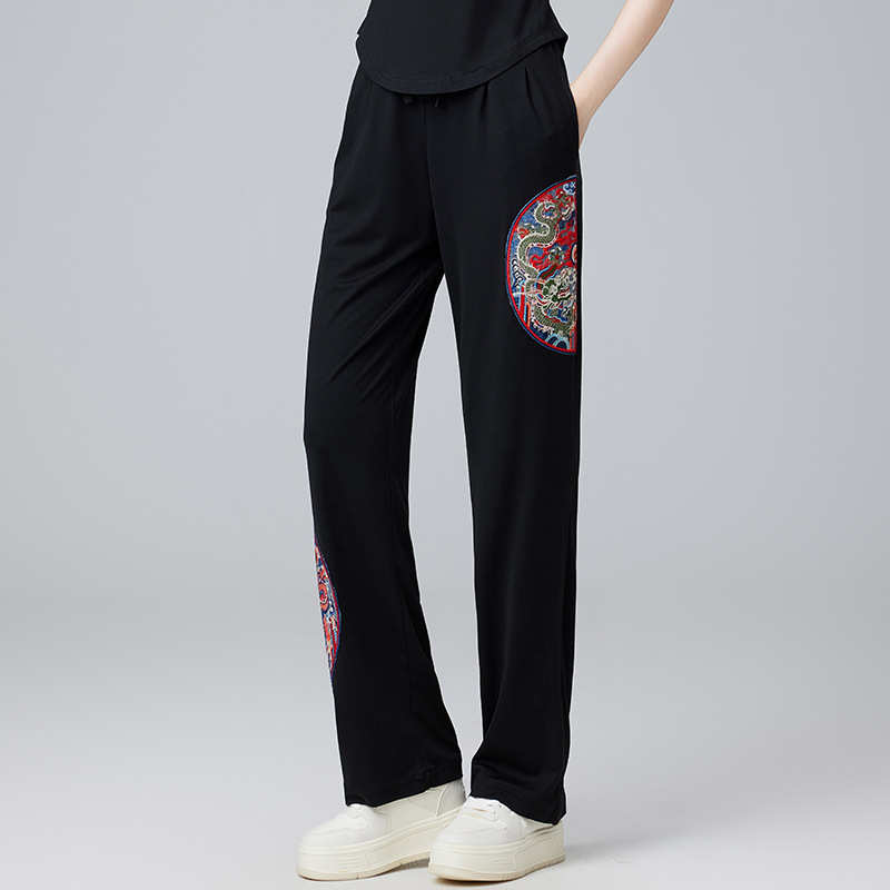 服装广场 舞蹈休闲服装服装新款步舞运动棉鬼中舞套装运动国风