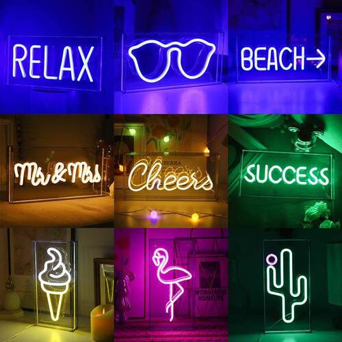 LED Neon Light Wall Art Sign Night Lamp bar Party Neon Lamp