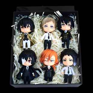 文豪野犬手办太宰治江户川乱步摆件中原中也动漫公仔模型人偶玩偶