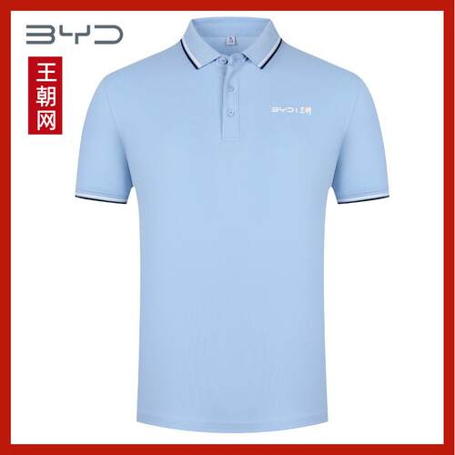23版新款比亚迪王朝网POLO衫夏季短袖4S店byd销售工作服王朝T恤衫