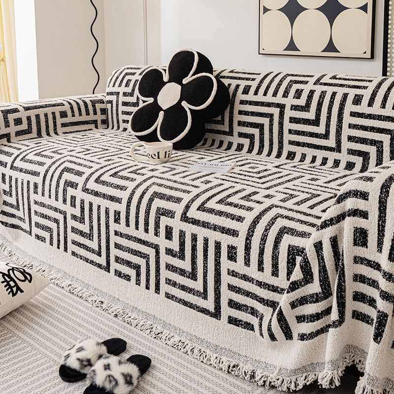 毯双面防尘扶手靠背布盖片式巾通用四季多功能沙发尼尔盖雪线条一,居家布艺,沙发套,淘宝优惠券,粉丝福利购,淘宝优惠卷