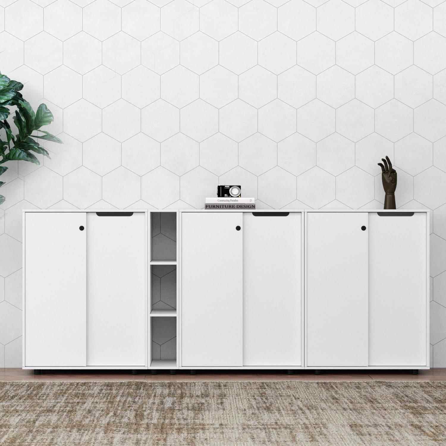 文件柜矮柜推拉门储物柜边柜木质移门隔断柜带锁收纳资料柜办公柜,商业/办公家具,矮柜,淘宝优惠券,粉丝福利购,淘宝优惠卷