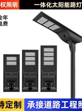 一体化路灯新农村工程道路照明红外雷达感应led灯头