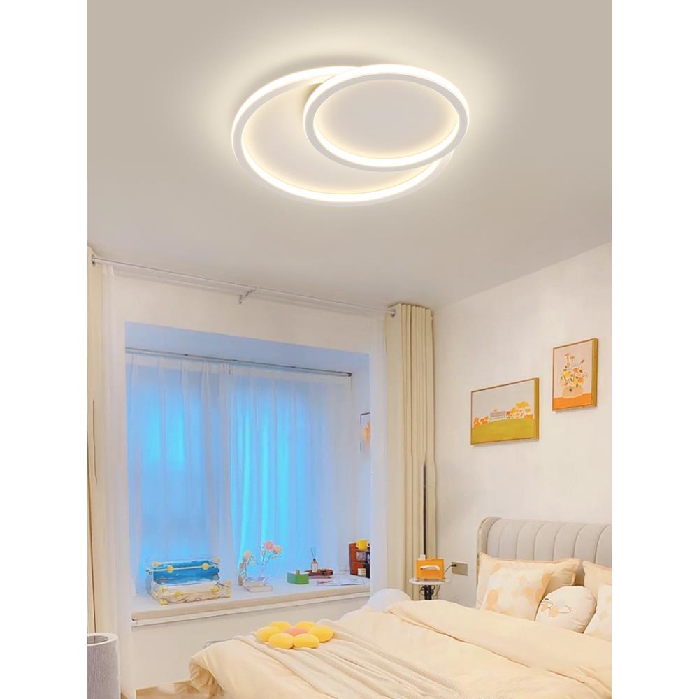 油风客厅吸主灯大气现代简约顶卧室极简创意鹅卵石357云朵房奶间