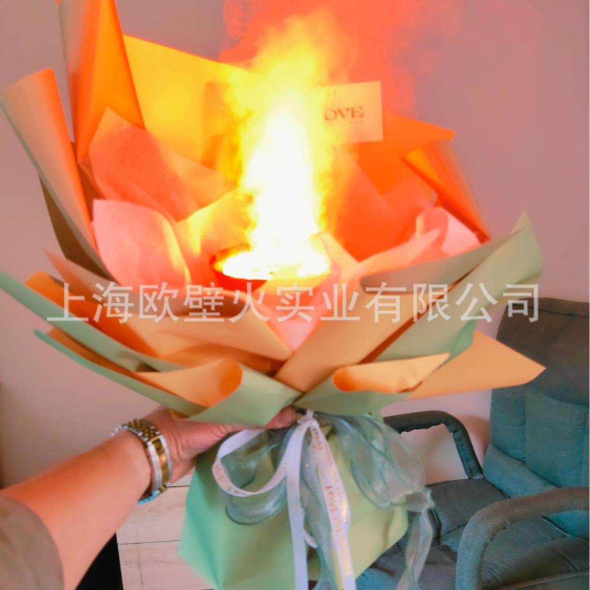 三八节火炬花束运动会新年会议颁奖火焰鲜花束开幕式迎宾前台花篮