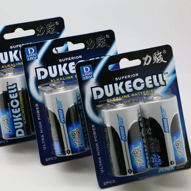 LR20 1号无汞碱性手电筒电池 大号碱性D型环保干电池长续航