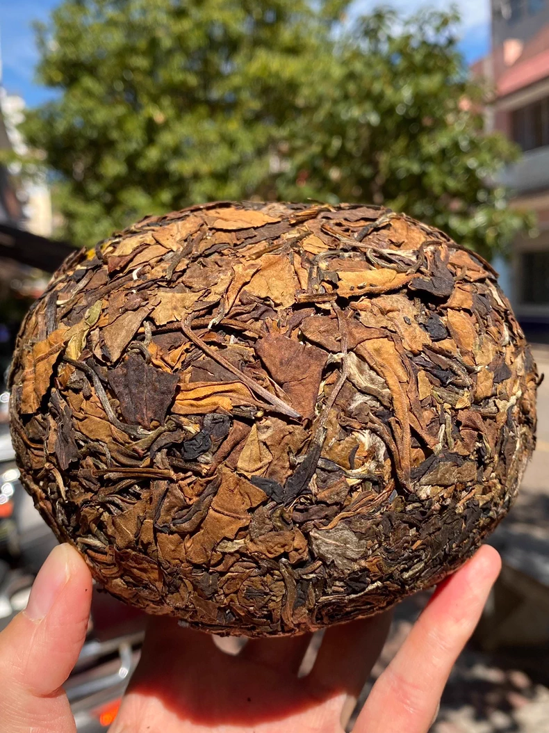 08年冰島古樹老白茶一斤一個老白茶 普洱茶 BUASHOP普洱老茶