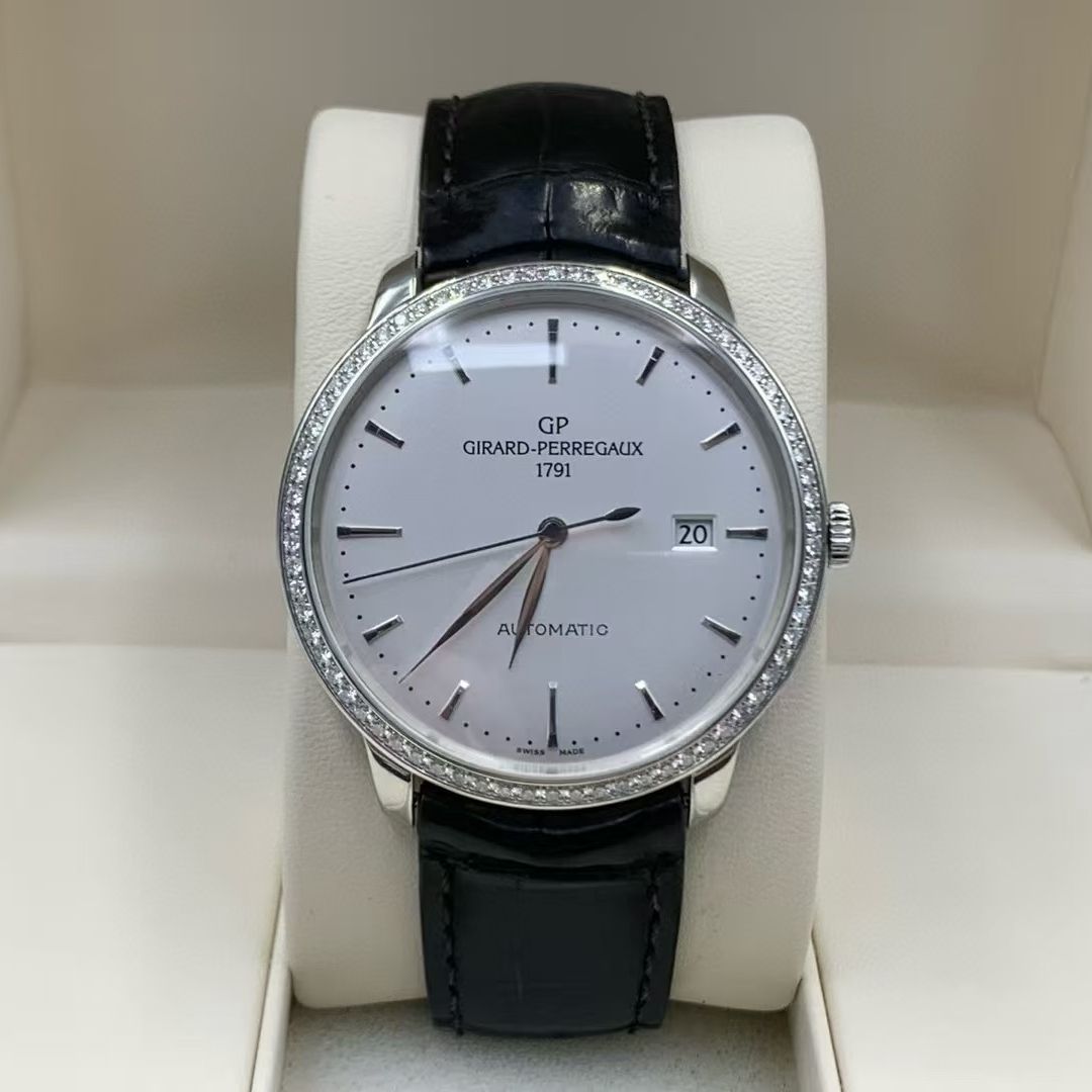 公价95200】98新GP芝柏49555D11A131自动机械男士手表40mm正品