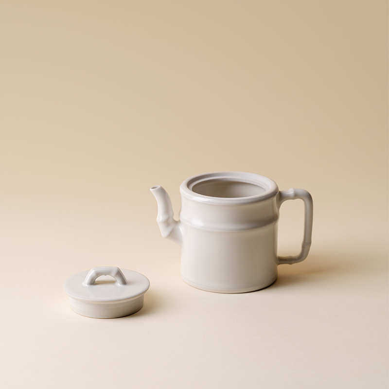 宜室茶话汝窑陶瓷茶壶单壶家用复古竹节泡茶壶功夫茶具带过滤茶壶,餐饮具,茶壶,淘宝优惠券,粉丝福利购,淘宝优惠卷