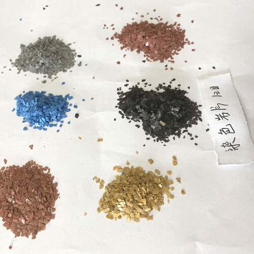 优质云母片染色云母片复合岩片枫叶红