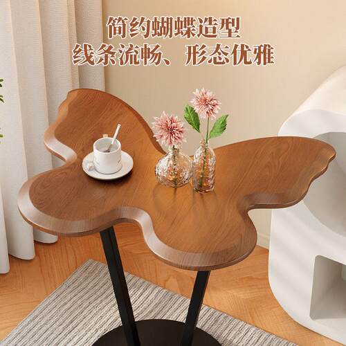 Side table with a touch of luxury, small tea table, simple b