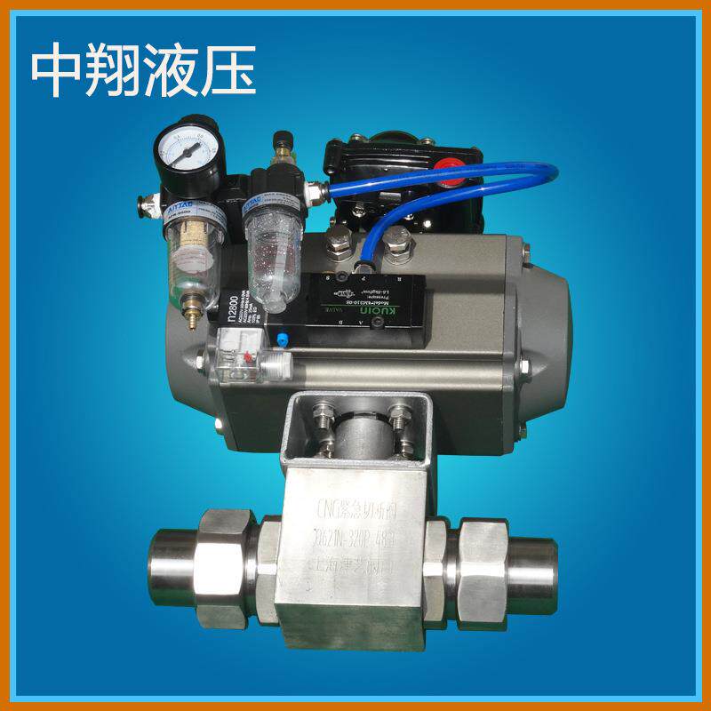 LNG.CNG气控紧急切断阀.Q661N-20气动电动高压焊接球阀
