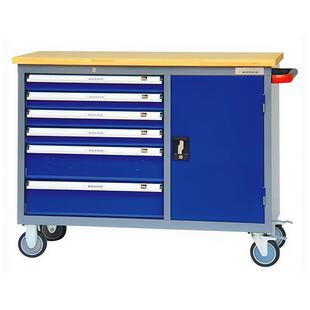 鹰捷巨犀SY 706移动六抽工具车工具柜维修工作台