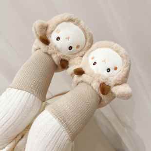 子棉鞋 12个月学步鞋 冬季 袜软底0 加绒保暖新生儿鞋 婴儿鞋