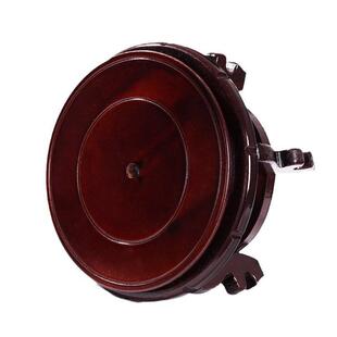 饮水机置物架纯净水桶架子专用底座托架实木茶壶花盆托盘圆形摆件