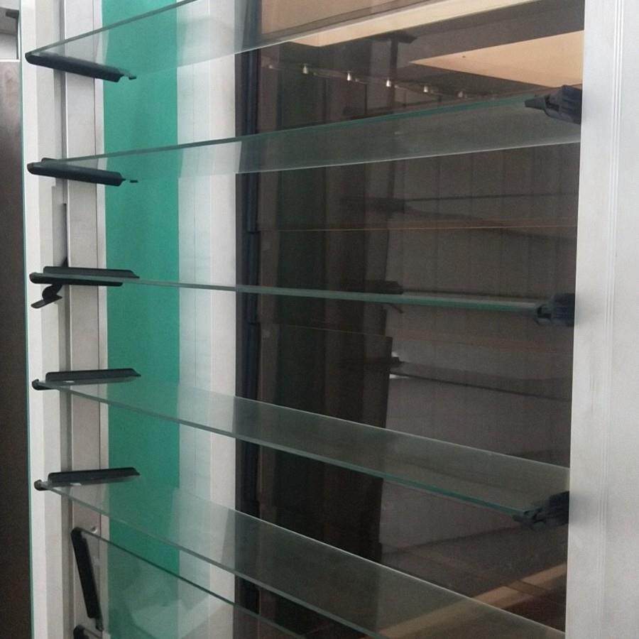 铝合金框玻璃百叶窗铝合金百叶通风开启式阿斯麦诺专业生产厂家