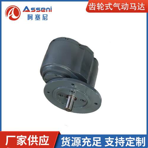 齿轮式气动马达减速马达高扭矩齿轮风动马达高转速气动分散搅拌机