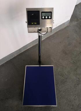 不锈钢标签纸打印秤全不锈钢外壳标签纸小票打印秤100㎏200㎏