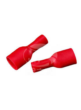 黄铜 冷压端子母全绝缘FDFD2-250接线端子插簧端子对插6.3母座