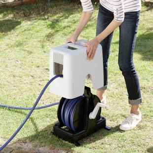 TAKAGI BOXY户外大容量水压洗车园艺别墅院子浇花伸缩卷管器套装