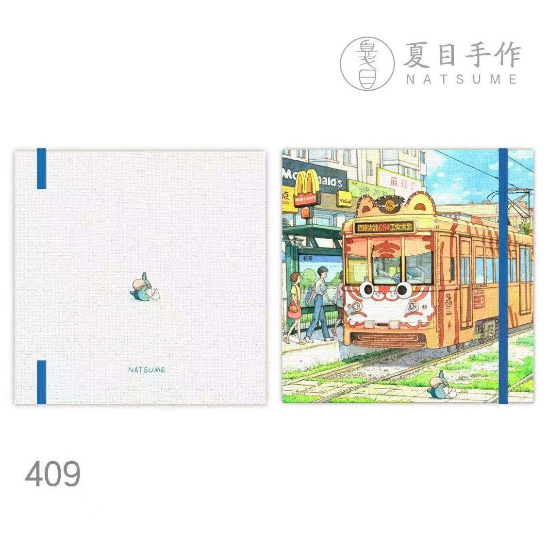 409「NATSUME x 邱阿璐」19cm大正方手工线装水彩本300g20张40页
