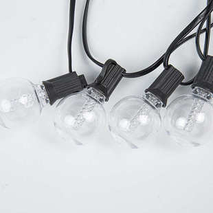 LED灯串G40彩色灯串网红串灯圣诞灯串摆摊氛围灯装 饰灯串小灯串