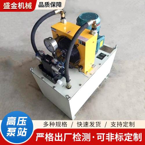 电动液压泵超压油泵纯力铜电机压稳定高功率低HUR噪音站高压高泵