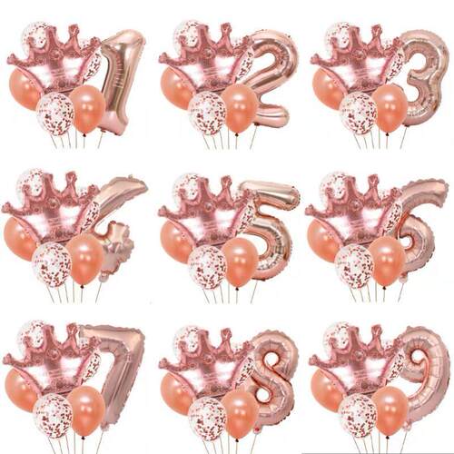 18英寸数字气球Figure生日装饰派对用品