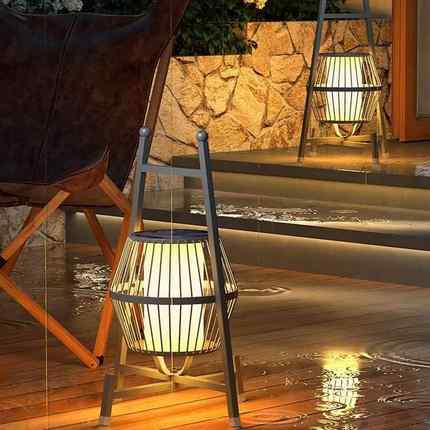 太阳能防水落地灯户外露营可提草坪便携照明灯ip65简约灯具