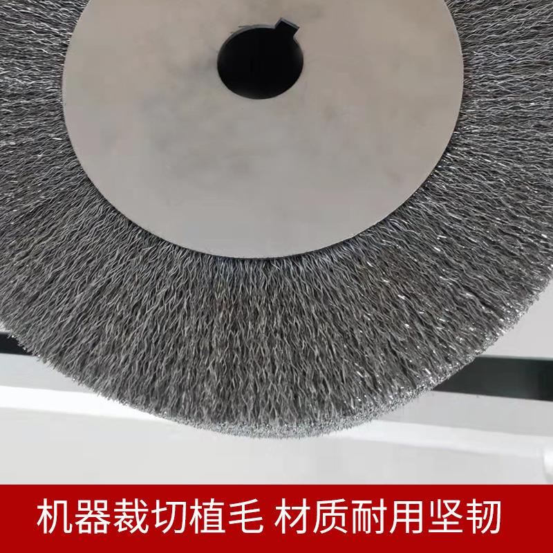 源头家角磨机丝平行业钢厂丝轮工金属扭打磨除锈钢丝轮抛光碗型钢