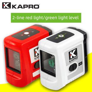 KAPRO开普路磁性激光水平仪绿光十字2线迷你投线标线仪打斜线862
