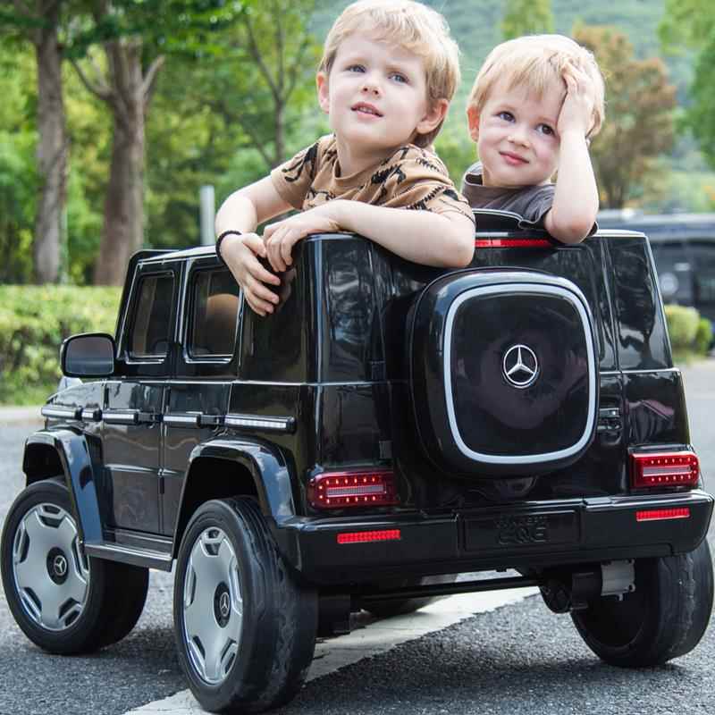 新款奔驰儿童电动车四轮驱动汽车小孩带遥女控玩具可车坐男人宝宝