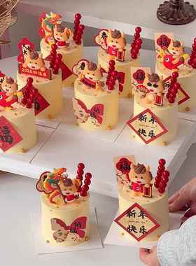 2026新年快乐装饰品糖葫芦跨年马