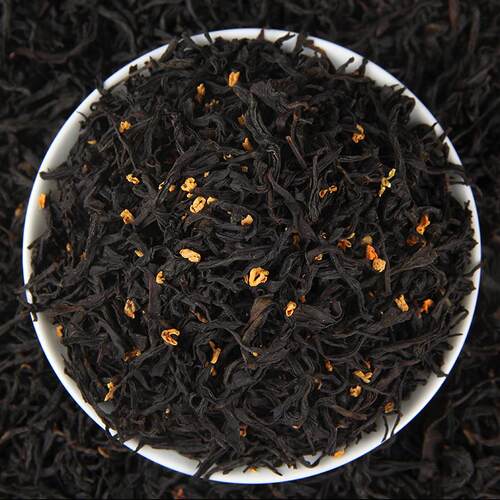 新茶浓香型奶茶茶叶云南凤庆野茶桂花红茶桂花野生红春茶