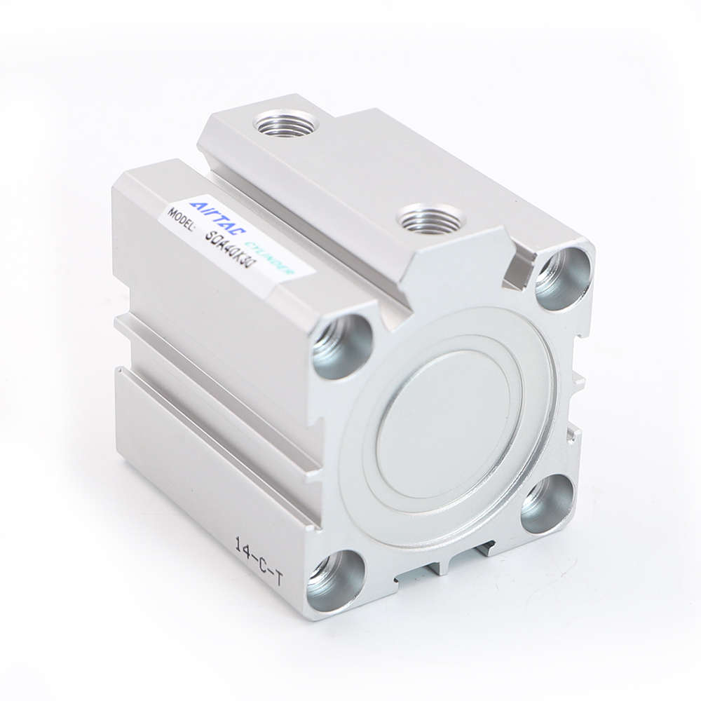 亚德薄型气动气缸SDA12/16/20/25/32/40/50/63/80X10X15X30X75S