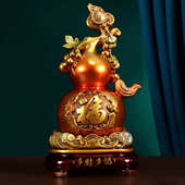 葫芦装 饰客厅公司摆件乔迁家居送礼才 饰品办公室开业招玄关酒柜装