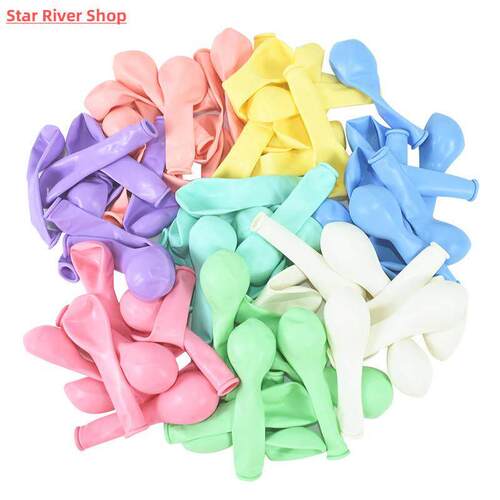 30/60pcs 5inch Macaron Latex Balloons Pastel Candy Balloon C