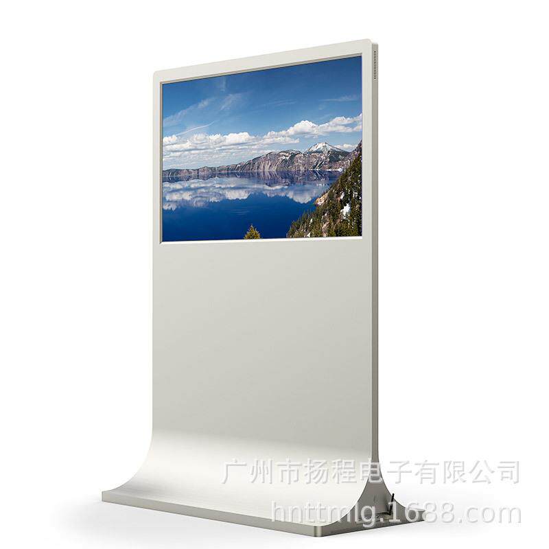 lg55寸oled立式双面屏显示器机场银行展厅展览超薄壁纸双面广告机