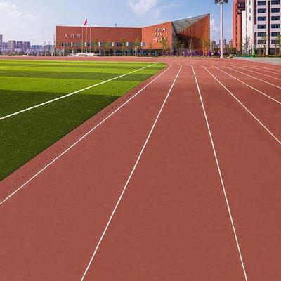 透气型跑道橡胶跑道塑胶面层新国标塑胶跑道合成面层深水跑道