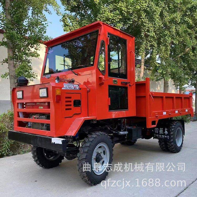 农用四轮拉土车工程四轮自卸车四驱农用运输车