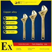 24寸 港防防爆工具活扳手防爆活动扳手铜活络扳手6810