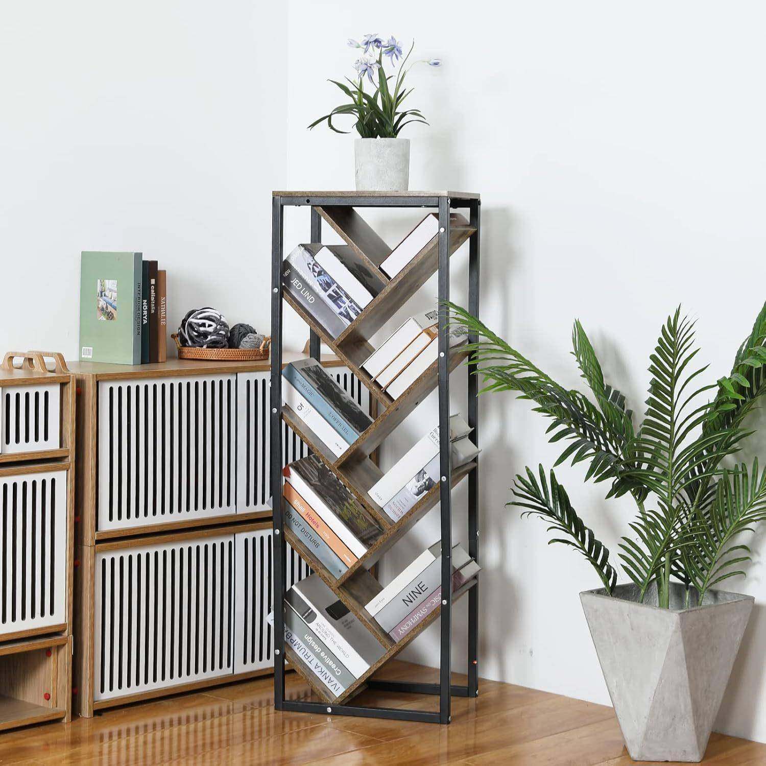 木质美式客厅树形九层置物书架可存储书籍杂志相册展示书架,农用物资,其他肥料,淘宝优惠券,粉丝福利购,淘宝优惠卷