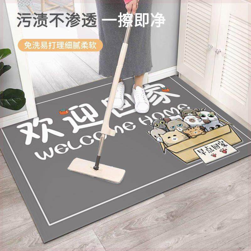 硅胶地垫入户门垫pvc玄关垫子可擦免洗进门脚垫家用防滑耐脏地毯