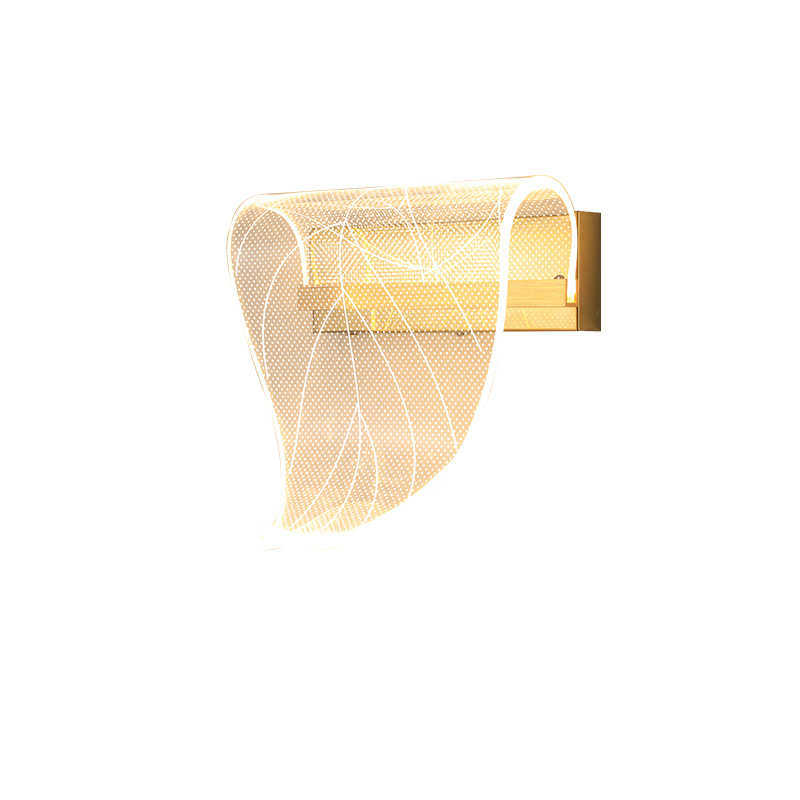 新款轻奢创意叶子壁灯客厅电视背景墙壁灯卧室床头壁灯过道走廊灯,家装灯饰光源,壁灯,淘宝优惠券,粉丝福利购,淘宝优惠卷