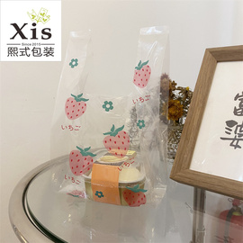 透明塑料袋冰粉凉粉外卖打包袋，甜品烘焙包装袋寿司沙拉奶茶芋圆袋