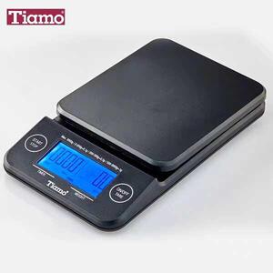 Tiamo吧台电子秤手冲单品咖啡电子称厨房秤台秤带计时功能