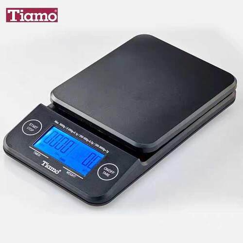 Tiamo吧台电子秤手冲单品咖啡电子称厨房秤台秤带计时功能