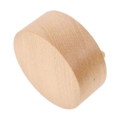 Round Wood Box Parts Compact Size Lightweight Craft Musical